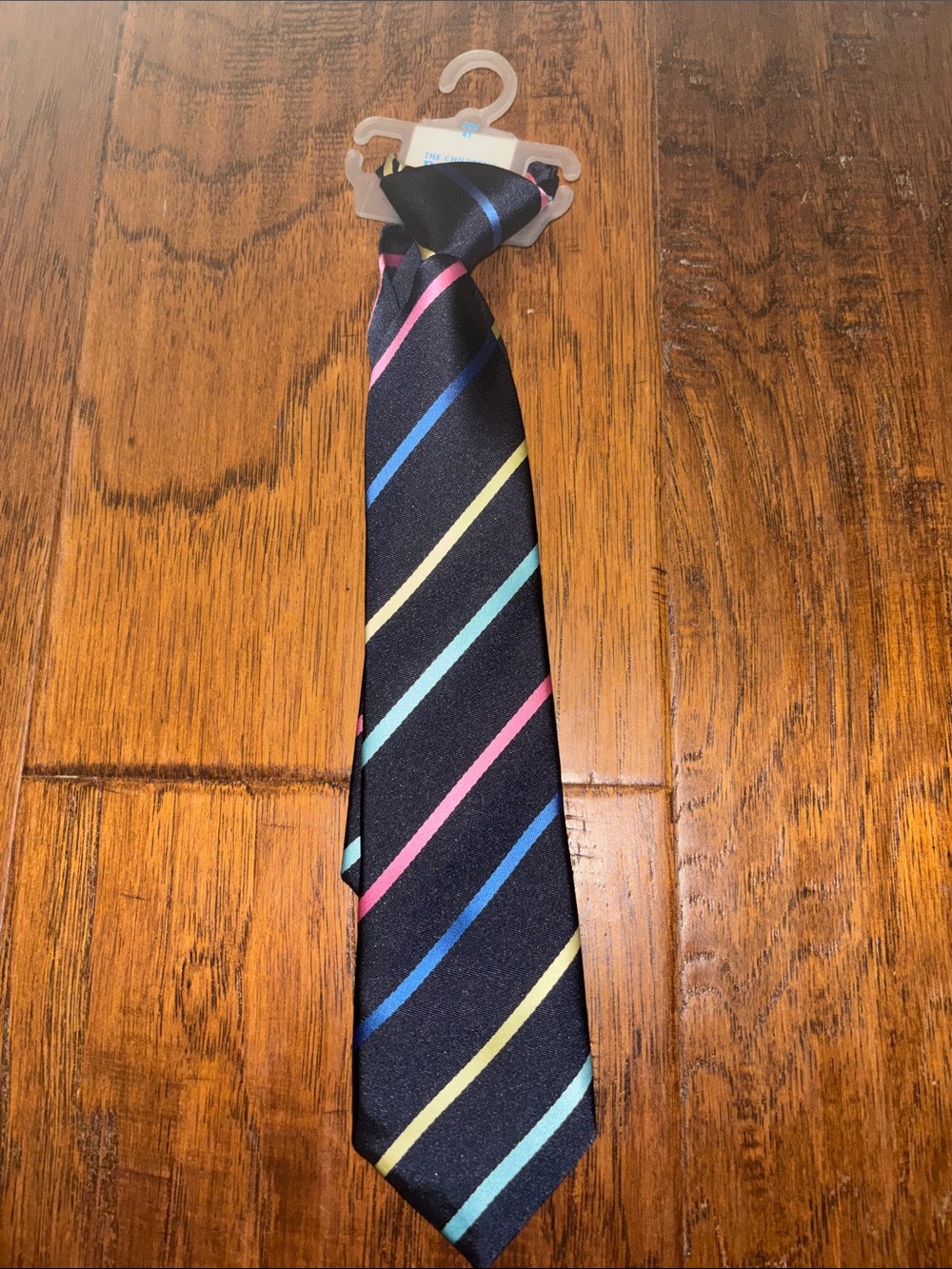 NWT 24M-4T Stripe Tie with Multicolor Diagonal Stripes